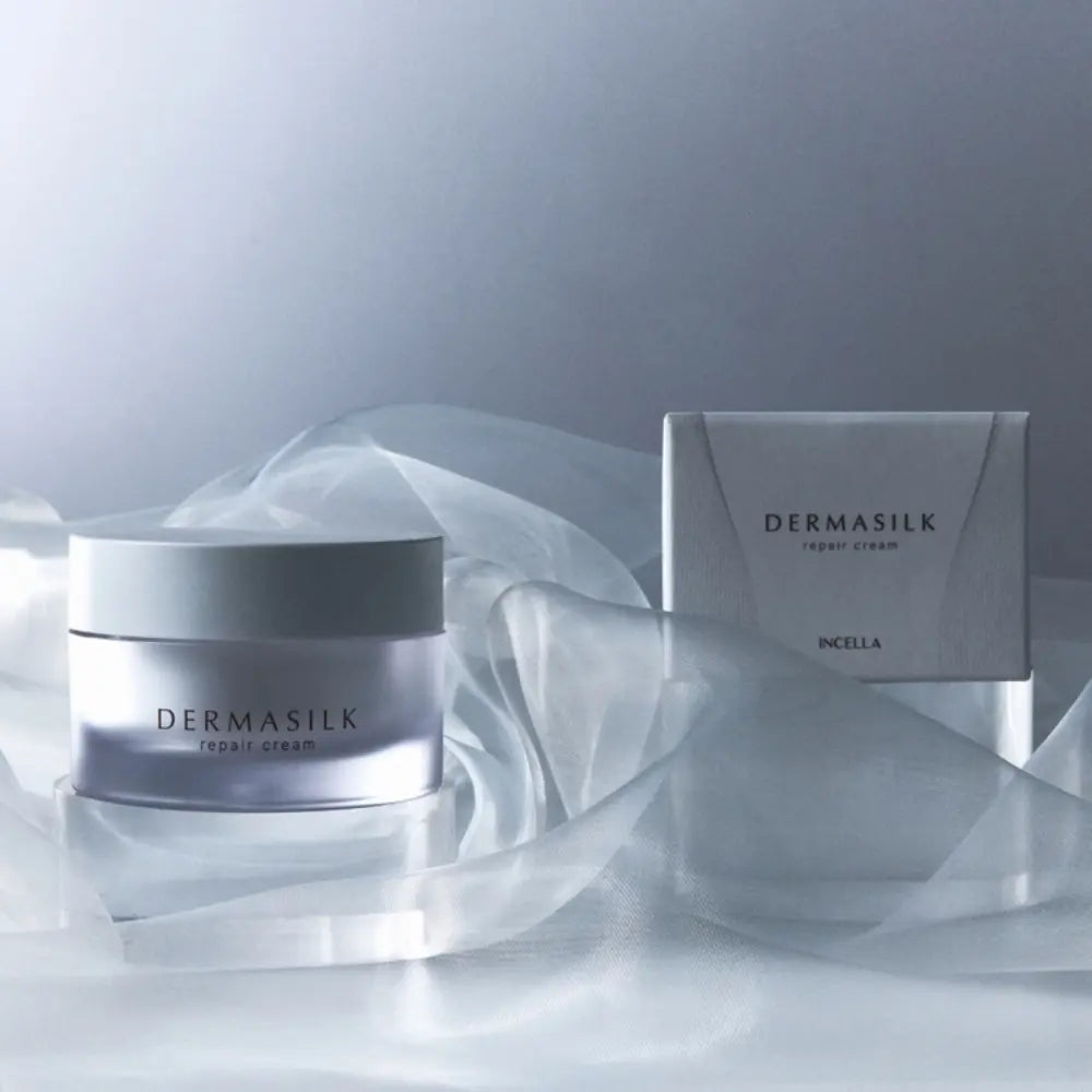 INCELLA Derma Silk Repair Cream jar and premium product packaging